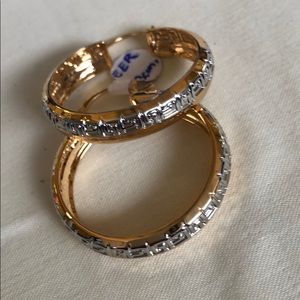 18 k gold filled hoops